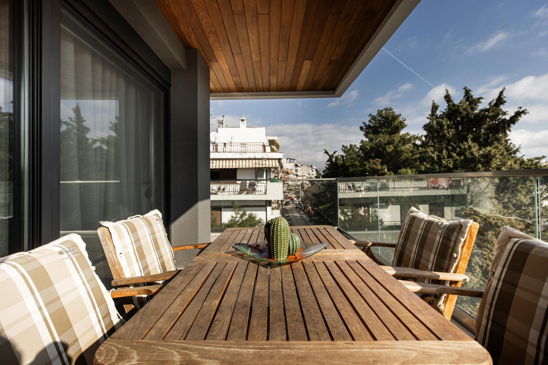 Cozy Apartment In Kalamaria, Szaloniki Kültér fotó