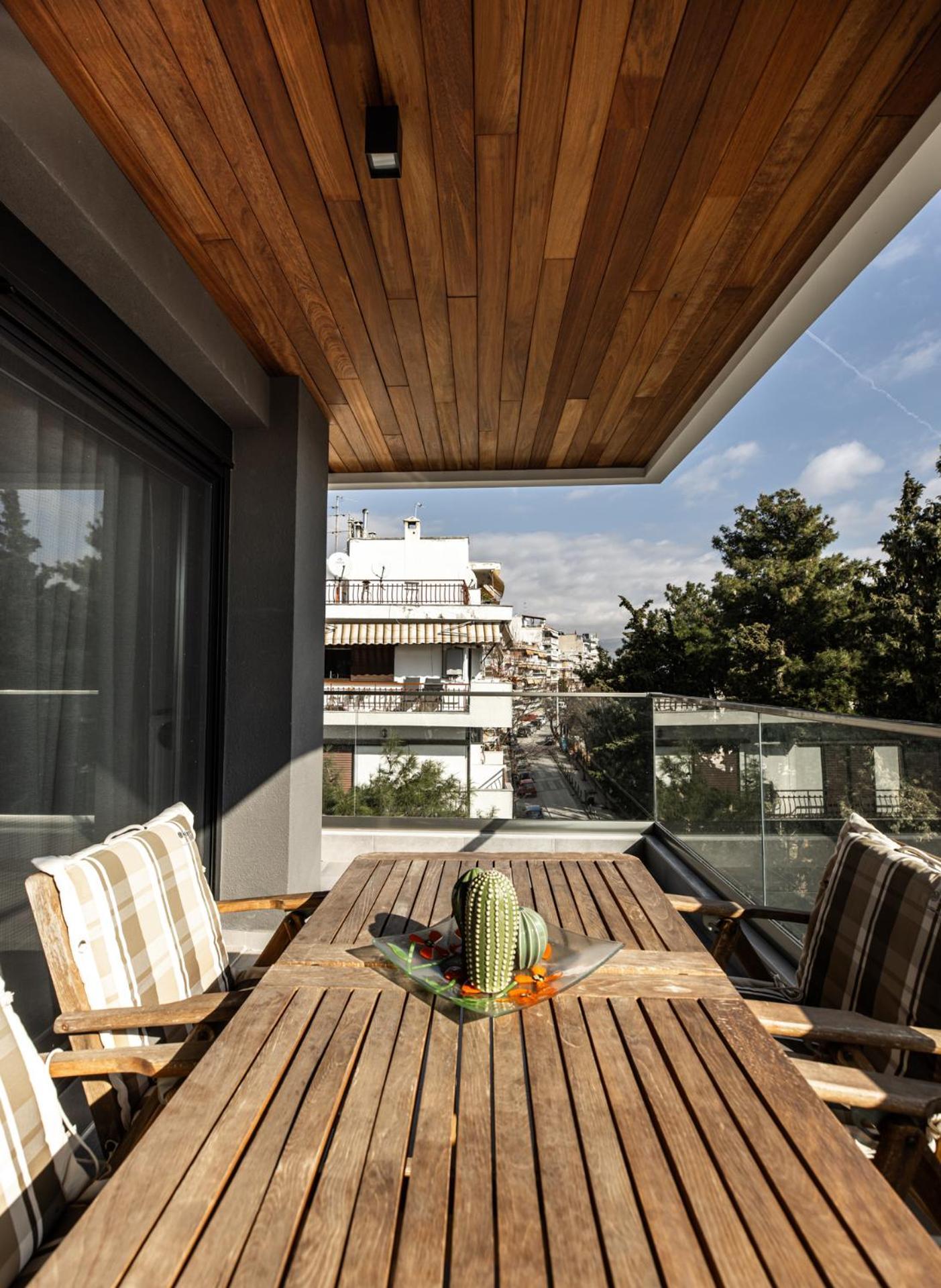 Cozy Apartment In Kalamaria, Szaloniki Kültér fotó