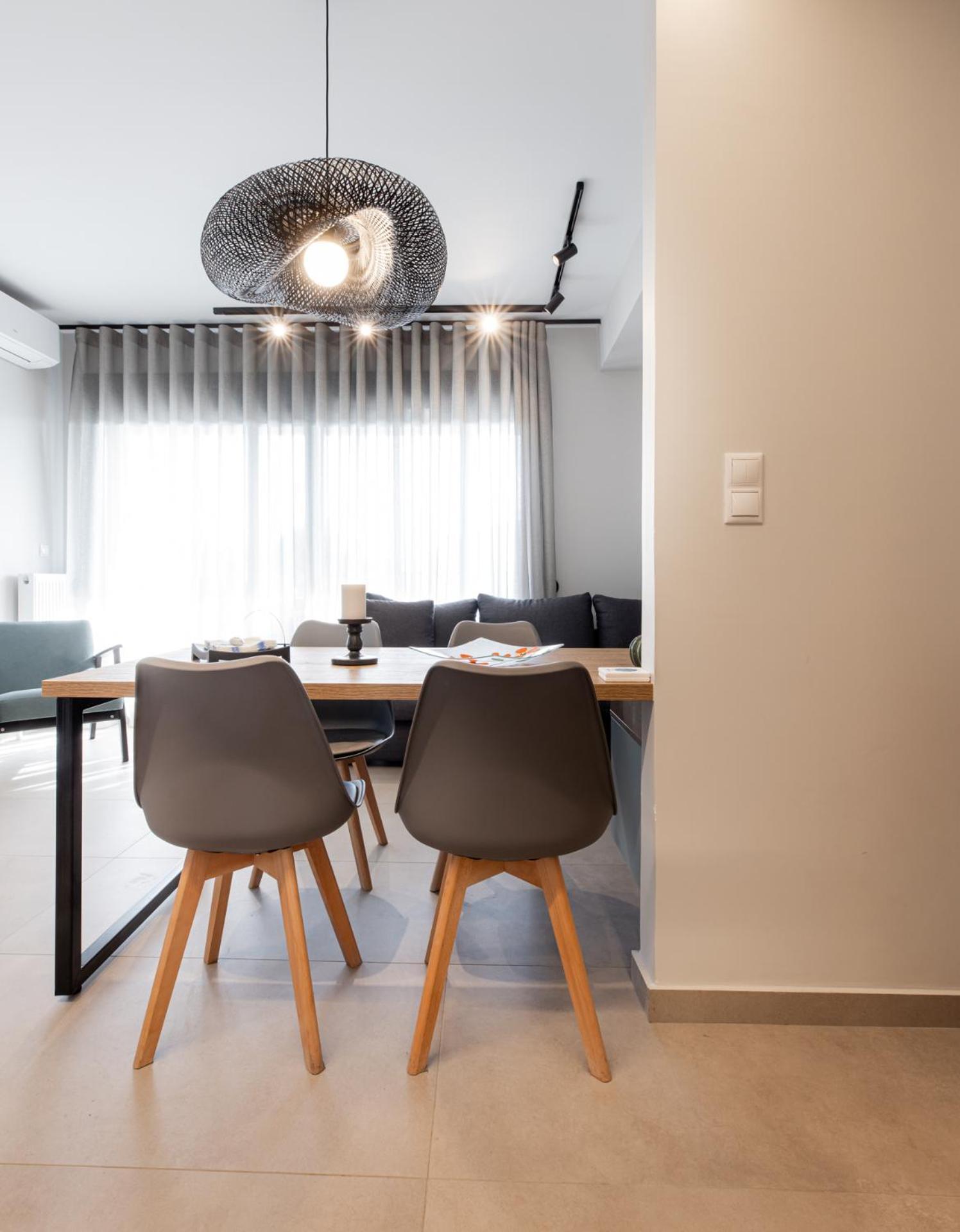 Cozy Apartment In Kalamaria, Szaloniki Kültér fotó