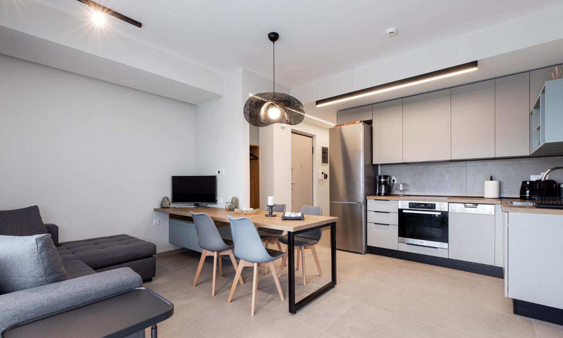 Cozy Apartment In Kalamaria, Szaloniki Kültér fotó